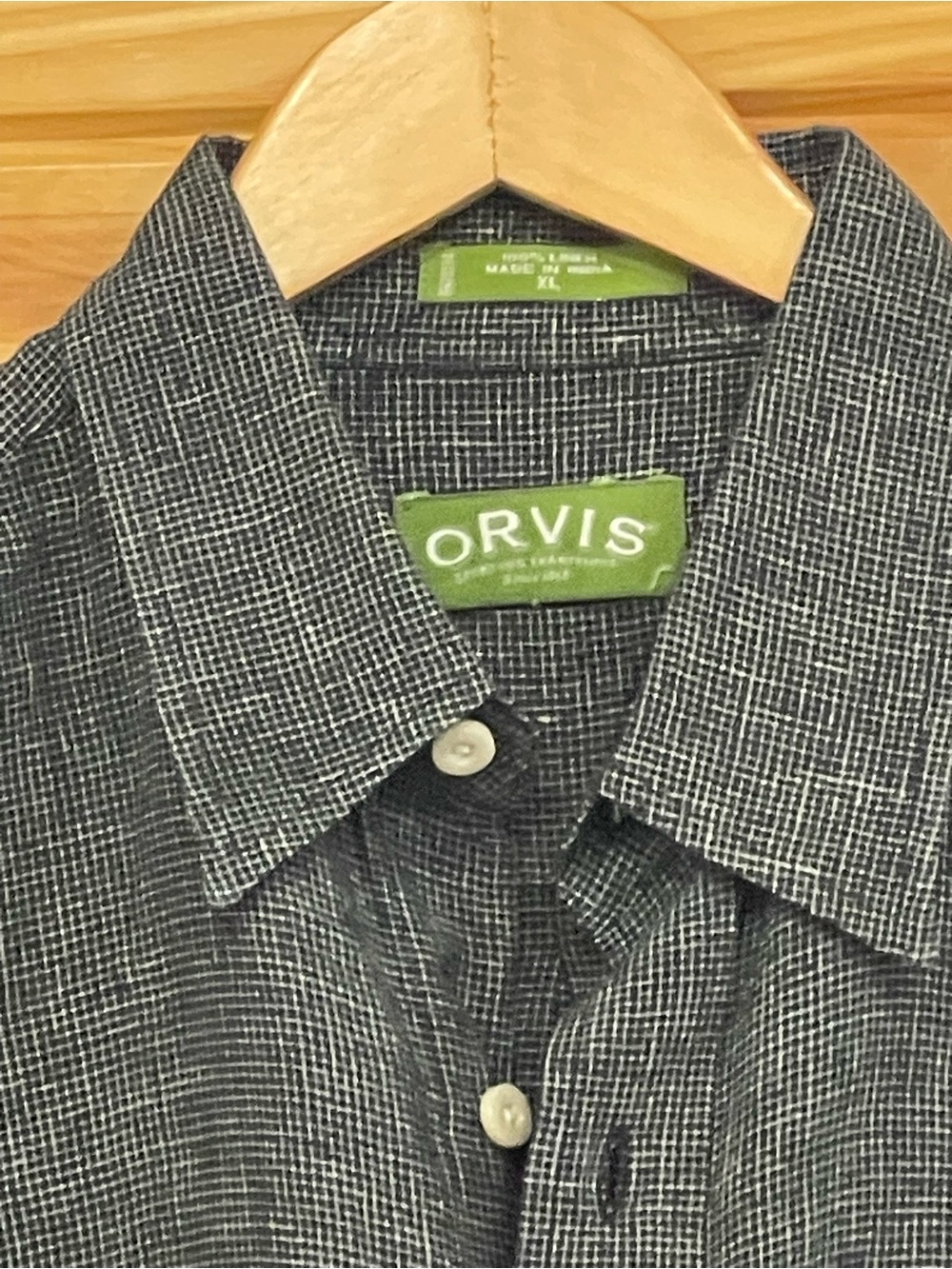 Orvis Linen Button Front Shirt